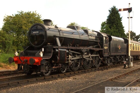LMS Class 5MT no 45379 at Toddington, Gloucestershire Warwickshire Railway