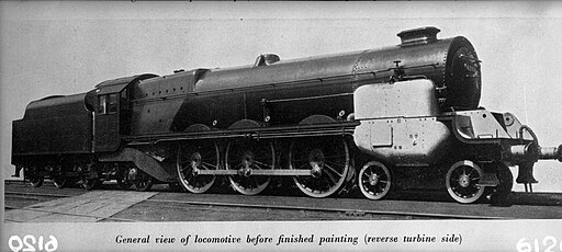 LMS 4-6-2 no. 6202 "Turbomotive"